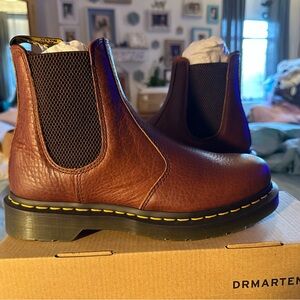 Dr. Martens Brown Leather Chelsea Boots